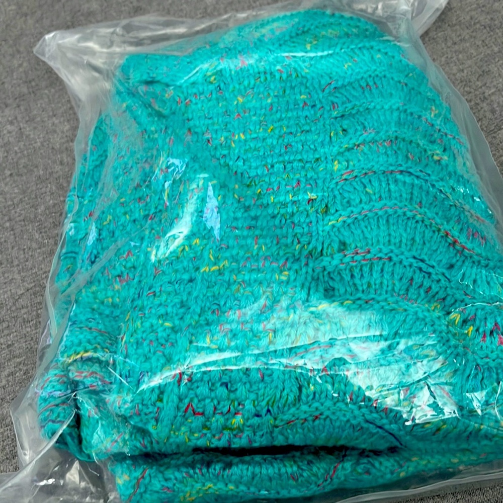 Crocheted Mermaid Tail Blanket